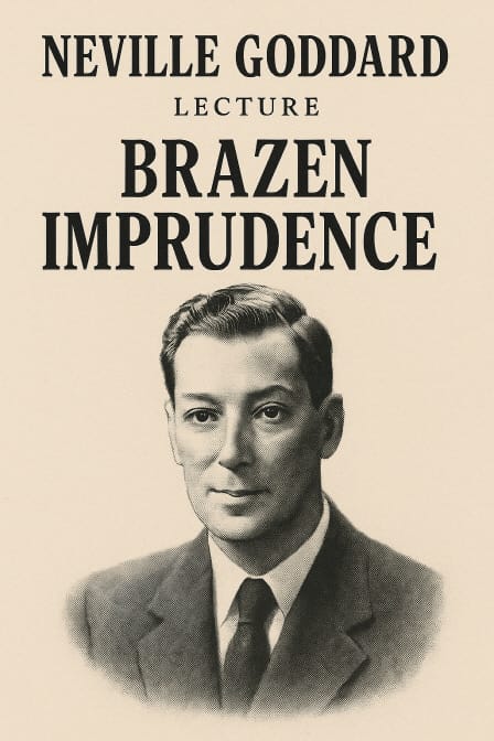 네빌 고다드 강의: '뻔뻔스러운 끈기' (Neville Goddard Lecture: 'Brazen Imprudence')